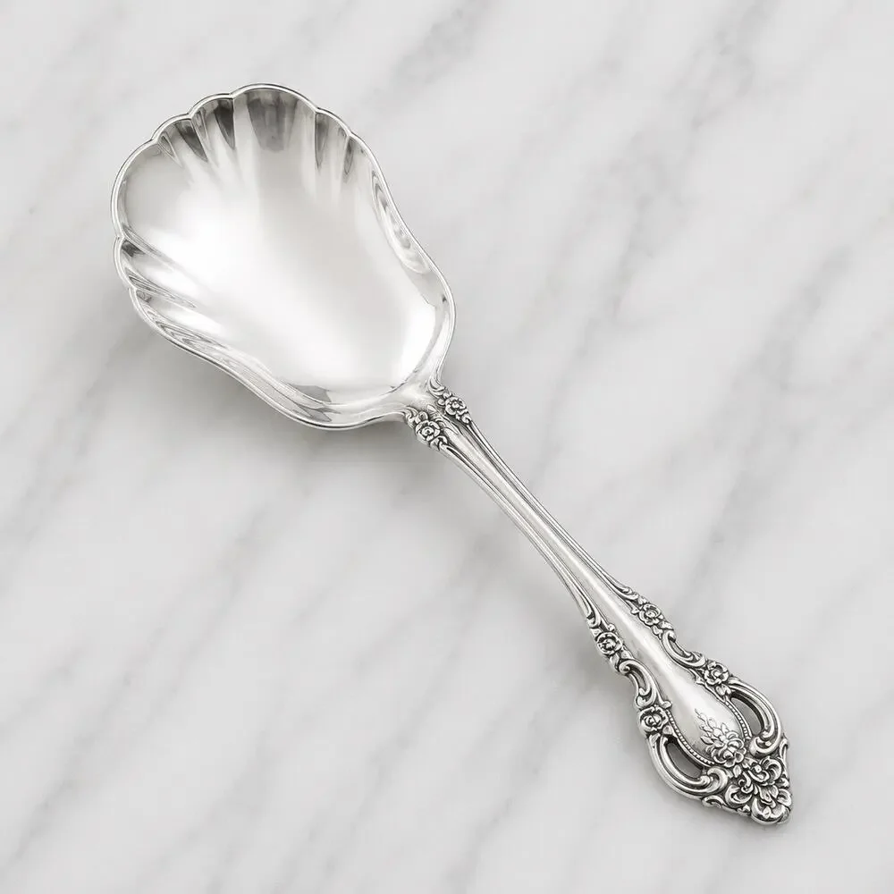 Oneida Community BRAHMS Stainless Casserole Spoon Serving Silverware Flatware
